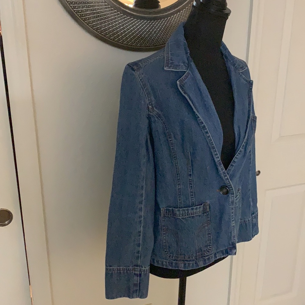 Bill Blass-Size Small- Denim Jacket - Gently Worn